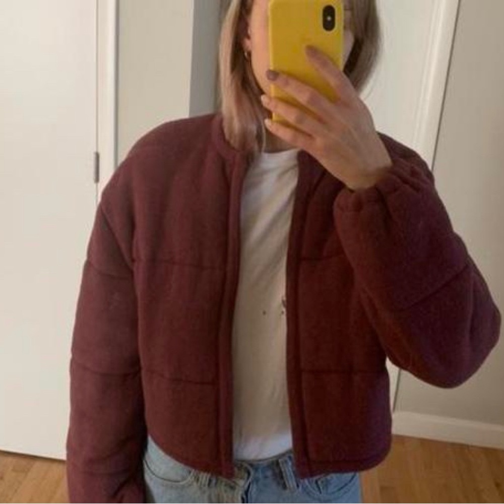 UO Cropped Puffer